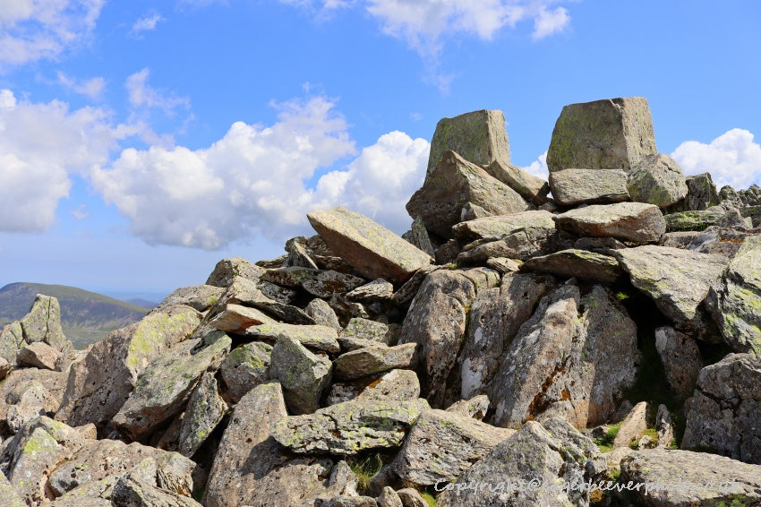Tryfan Glyder Fach Glyder Fawr Wales Landscape Art by Chris Beever 68