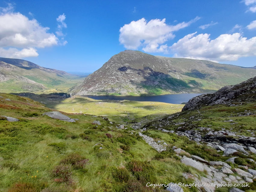 Tryfan Glyder Fach Glyder Fawr Wales Landscape Art by Chris Beever 7