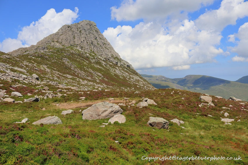 Tryfan Glyder Fach Glyder Fawr Wales Landscape Art by Chris Beever 70