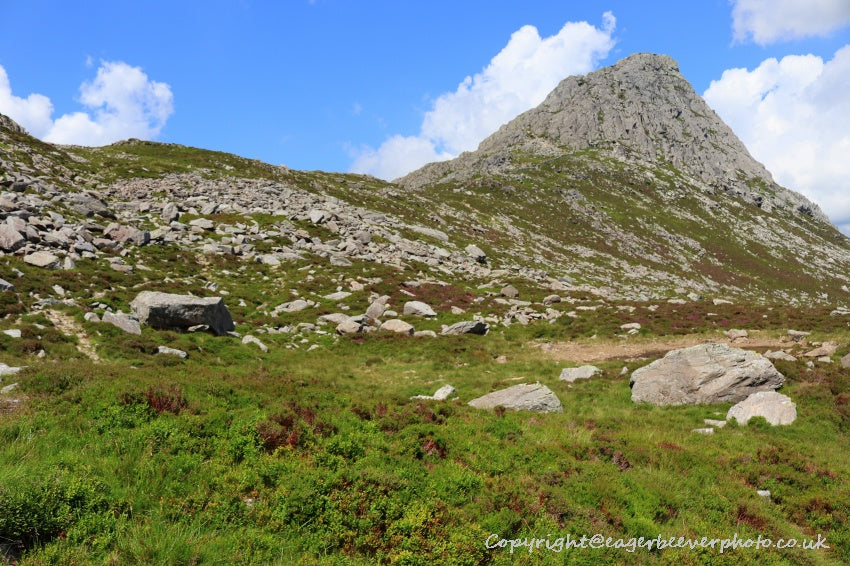 Tryfan Glyder Fach Glyder Fawr Wales Landscape Art by Chris Beever 71