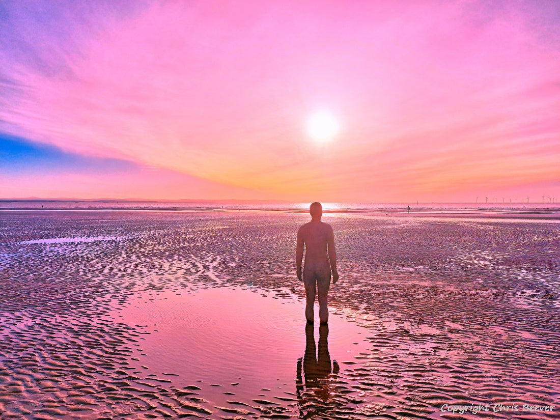 Antony Gormley another place Landscape Art by Christopher beever 26