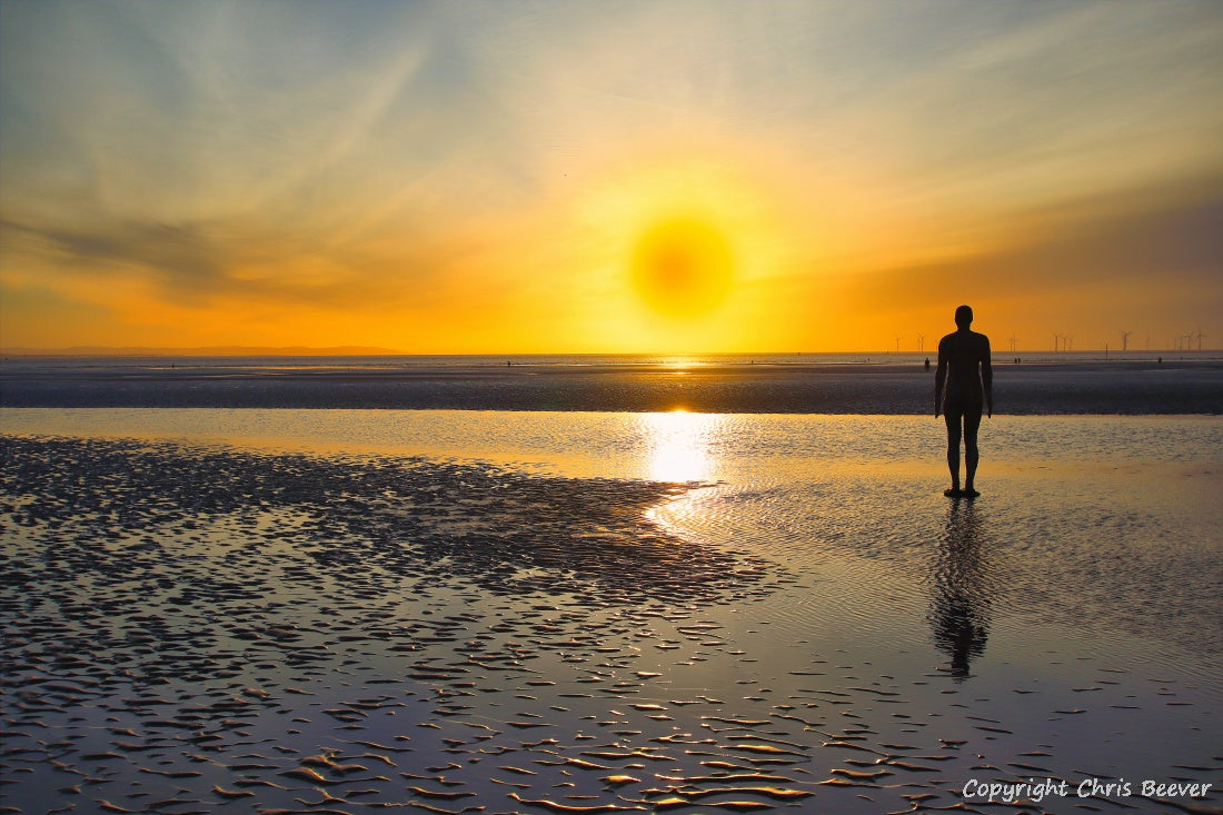 Antony Gormley another place Landscape Art by Christopher beever 27