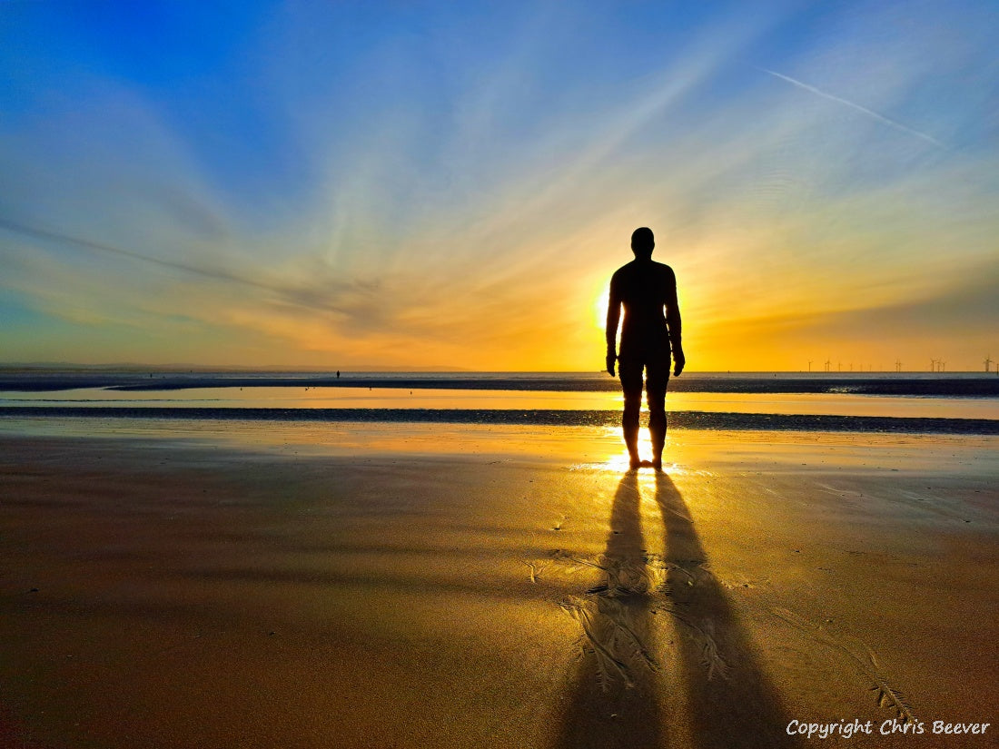 Antony Gormley another place Landscape Art by Christopher beever 30