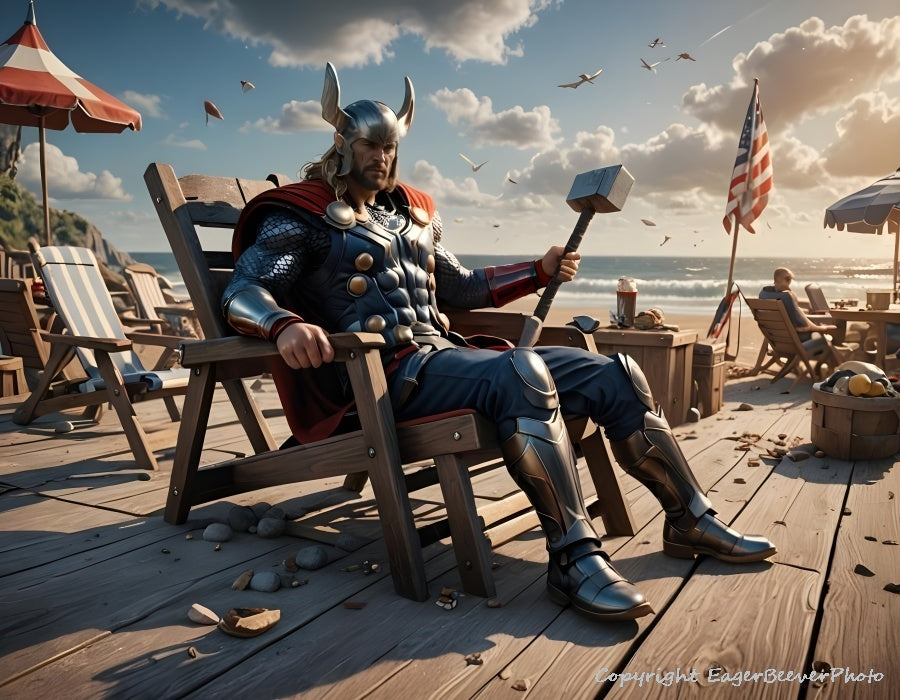 Original Super Hero Art by UK Artist Chris Beever 21