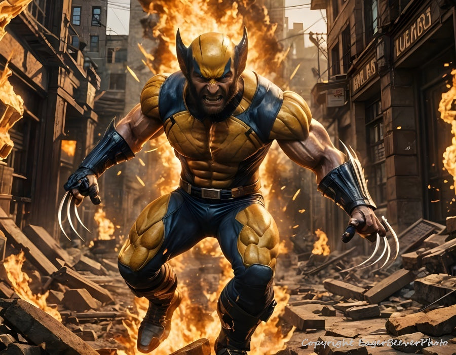 Original Super Hero Art by UK Artist Chris Beever 38