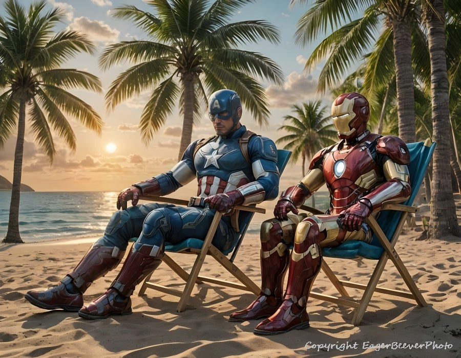 Original Super Hero Art by UK Artist Chris Beever 41