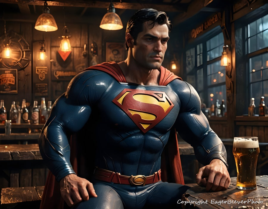 Original Super Hero Art by UK Artist Chris Beever 8