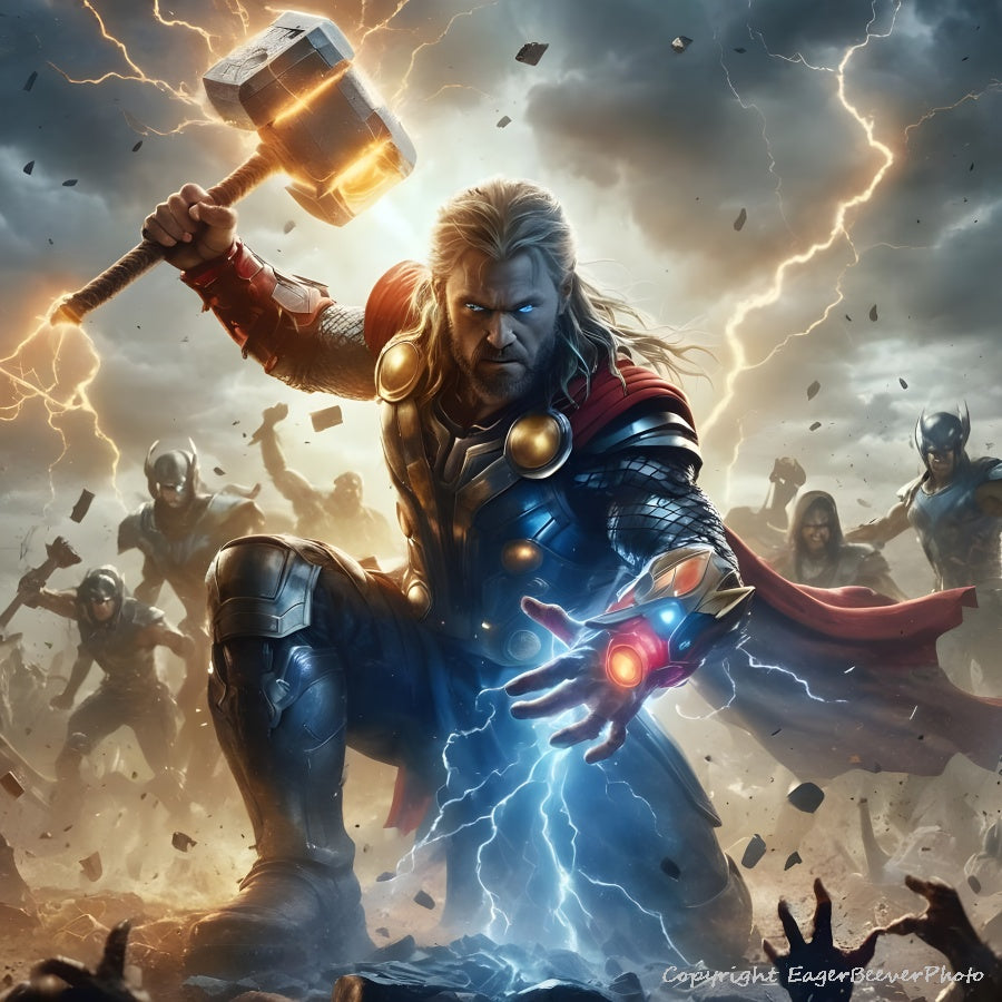 Original Super Hero Art by UK Artist Chris Beever 9