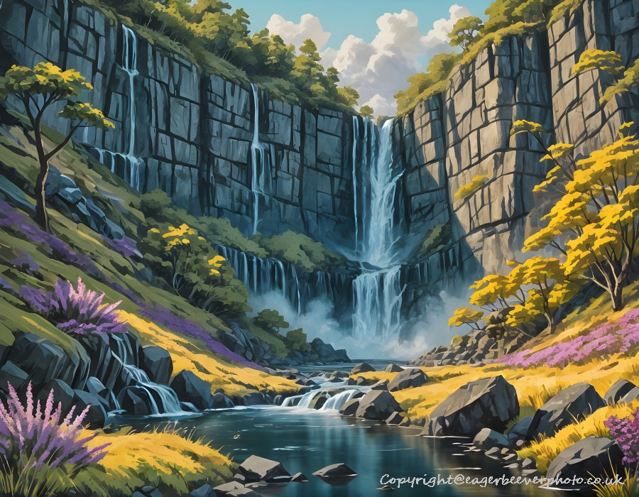Waterfall Landscape Art & Photography by UK Artist Chris Beever 10