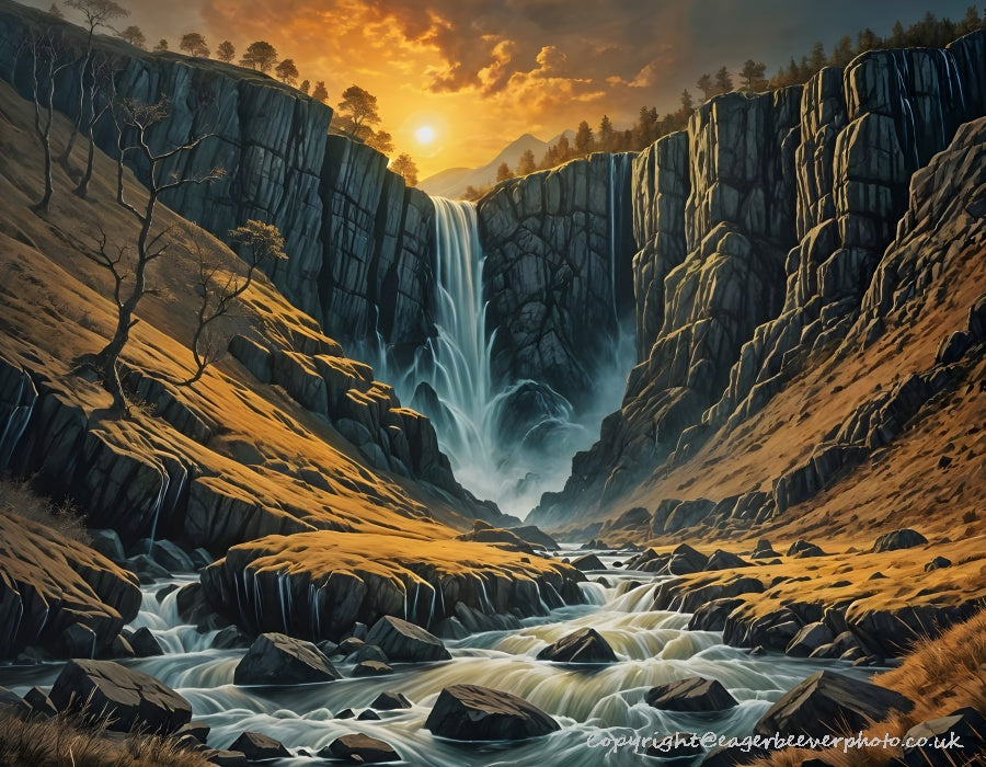 Waterfall Landscape Art & Photography by UK Artist Chris Beever 12