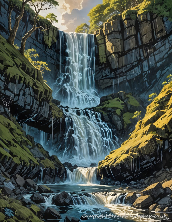 Waterfall Landscape Art & Photography by UK Artist Chris Beever 28