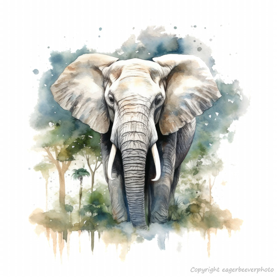 World Wildlife Watercolour Art by UK artist christopher beever 22