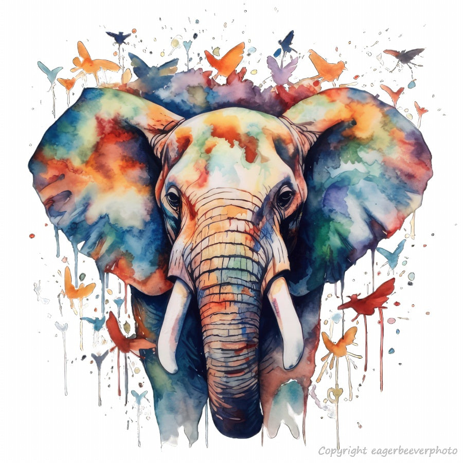 World Wildlife Watercolour Art by UK artist christopher beever 25