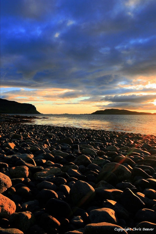 Loch na Keal Isle of Mull Scotland UK Landscape wall art and home office décor by Wigan UK Landscape Artist and Photographer Christopher Beever Available as a S to XXXL Canvas, poster, aluminium, wooden, Acrylic, framed, print and other wall art or as a Cushion, sofa throw or blanket in the Eager Beever Printing Shop. 