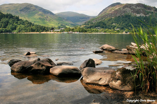 Ullswater Lake District Cumbria UK Landscape Paintings & wall art & home office décor by Wigan UK Landscape Artist and Photographer Christopher Beever Available as a S to XXXL, Canvas, poster, aluminium, wooden, Acrylic, framed, print, wall art or as a Cushion, sofa throw or blanket in the Eager Beever Printing Shop. 