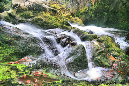 Waterfall Nature photography and Art by Wigan UK Artist and Photographer Christopher Beever Available as a small to XXXL, canvas Print, Framed Print, Cushion, fine art Poster, sofa throw, blanket, acrylic, forex, aluminium, wood, wall art, bedding and more in the eager beever print shop.