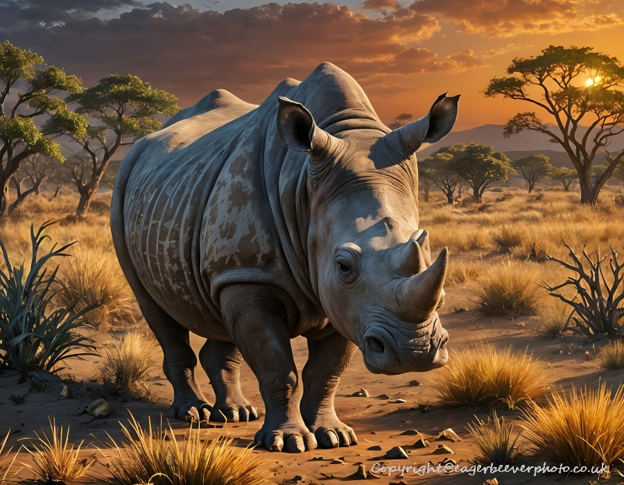 African Wildlife Art by UK Artist Christopher Beever 45