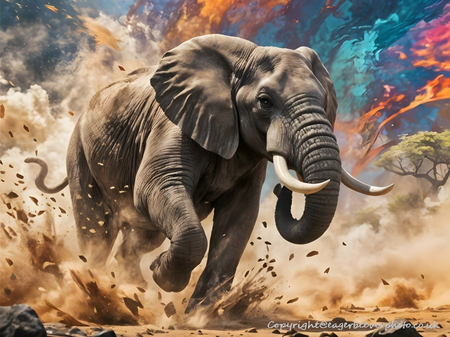 African Wildlife Art by UK Artist Christopher Beever 47