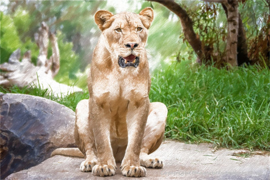 African Wildlife Art by UK Artist Christopher Beever 64