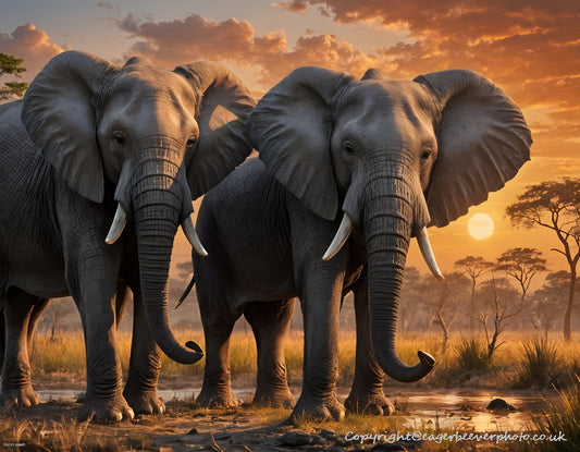 African Wildlife Art by UK Artist Christopher Beever 19