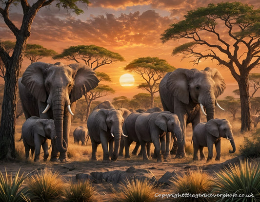 African Wildlife Art by UK Artist Christopher Beever 25