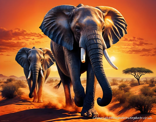 African Wildlife Art by UK Artist Christopher Beever 7