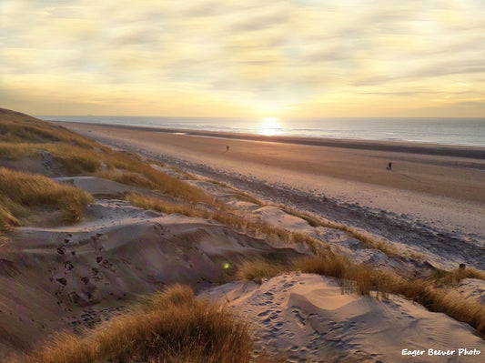 Ainsdale and Formby Beach UK Landscape Art by Chris Beever 23