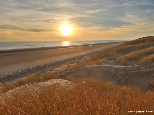 Ainsdale and Formby Beach UK Landscape Art by Chris Beever 47