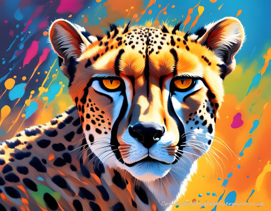 Big Cat Wildlife Art by UK Artist christopher Beever 11