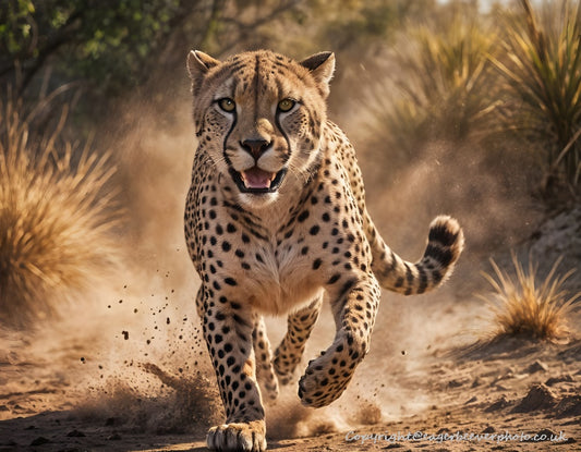 Big Cat Wildlife Art by UK Artist christopher Beever 22