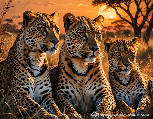 Big Cat Wildlife Art by UK Artist christopher Beever 24