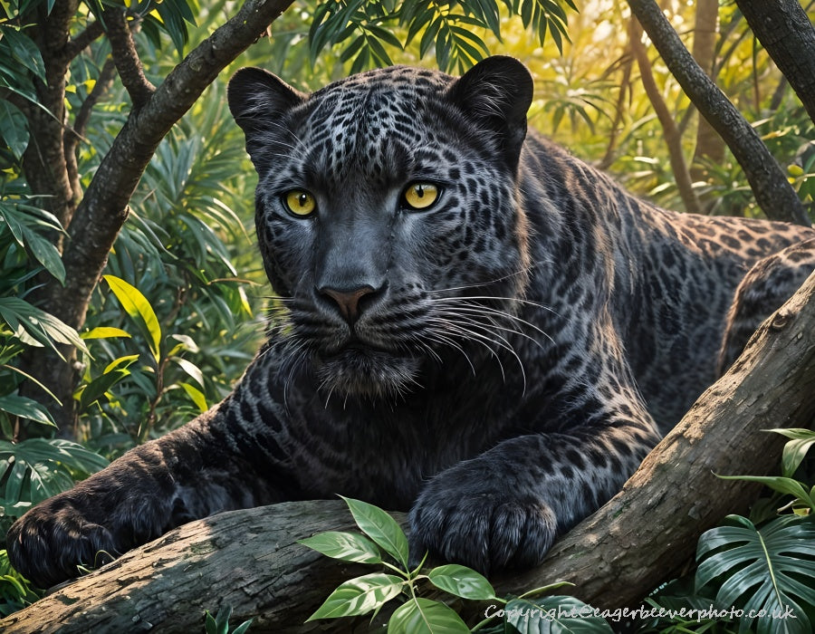 Big Cat Wildlife Art by UK Artist christopher Beever 50