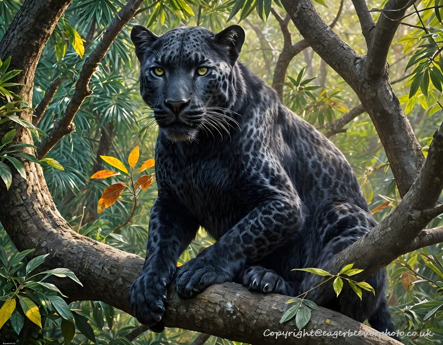 Big Cat Wildlife Art by UK Artist christopher Beever 54