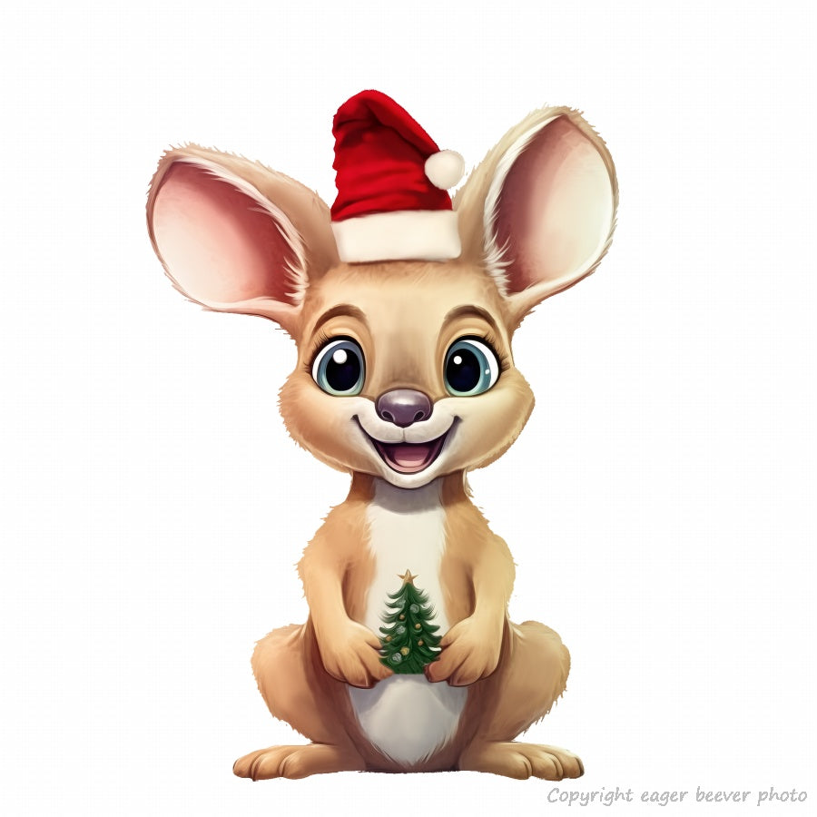 Christmas Wildlife Print Clothing Home Décor Gifts & download 101