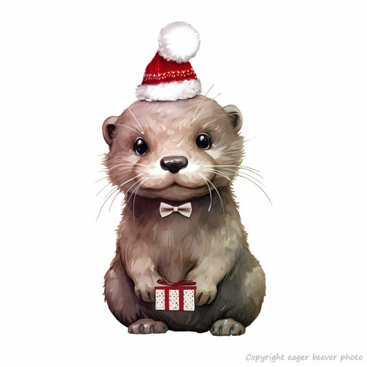 Christmas Wildlife Print Clothing Home Décor Gifts & download 117