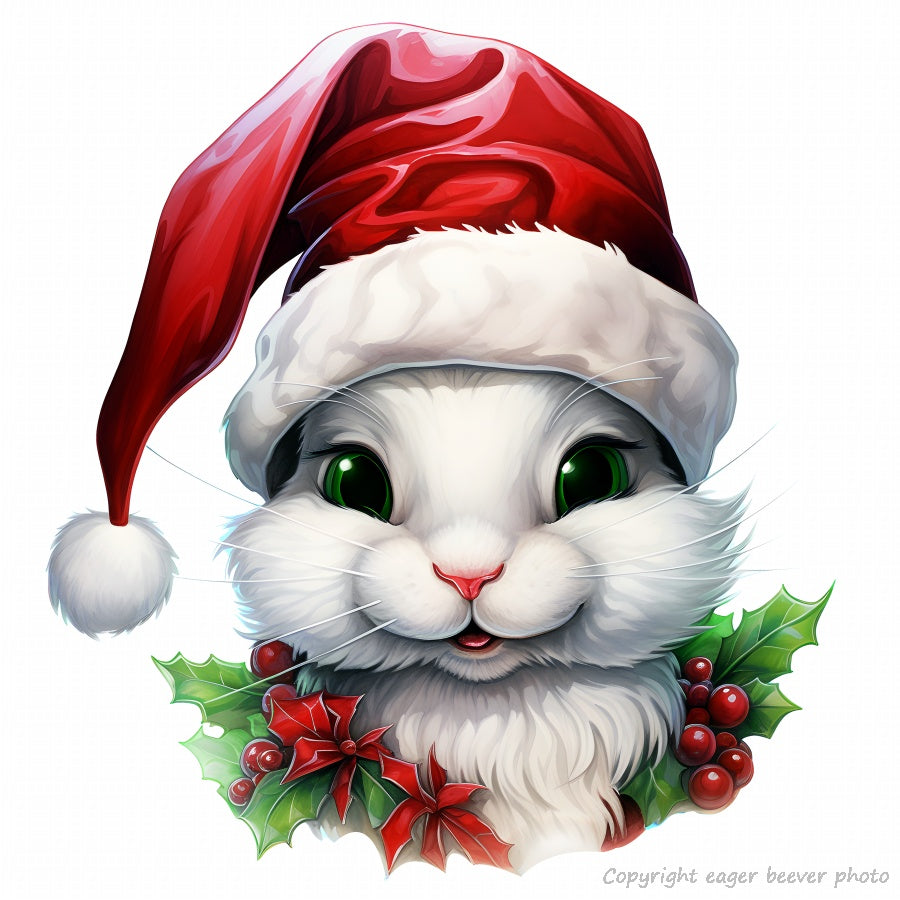 Christmas Wildlife Print Clothing Home Décor Gifts & download 13