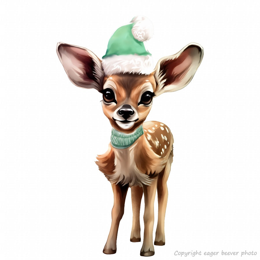 Christmas Wildlife Print Clothing Home Décor Gifts & download 55