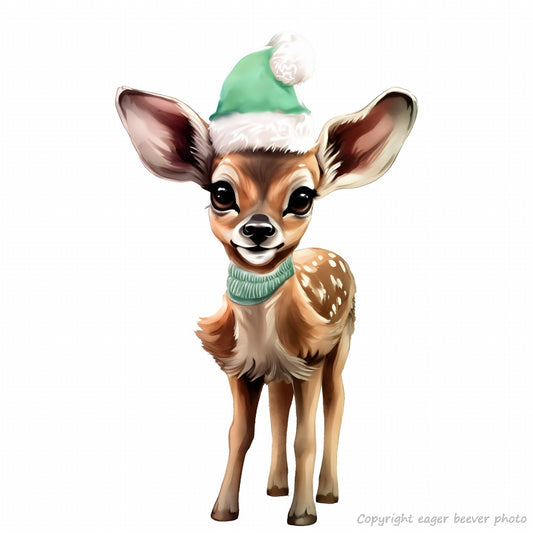 Christmas Wildlife Print Clothing Home Décor Gifts & download 55