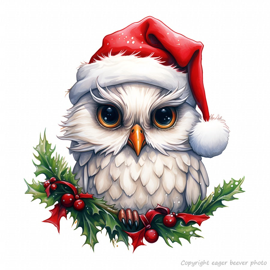 Christmas Wildlife Print Clothing Home Décor Gifts & download 7