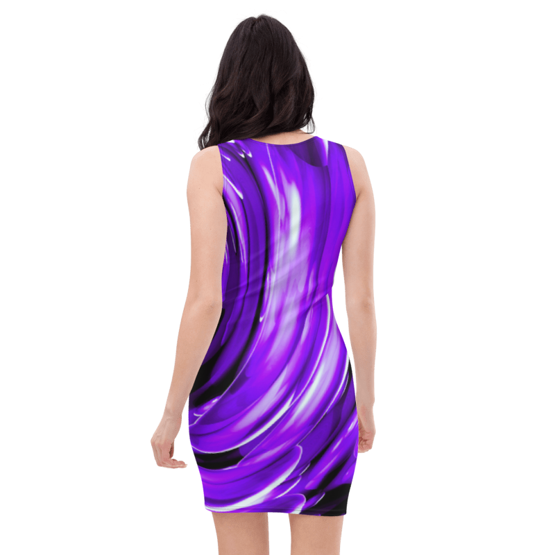 Women's & Girls Sleeveless Pattern Print Body Con Dress 29
