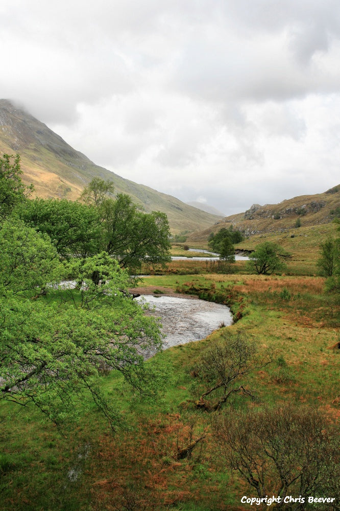 Glen Nevis & Steall Falls Scotland Landscape Art by Chris Beever 24