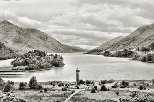 Glenfinnan & Loch Shiel Scotland Uk Landscape Art by Chris Beever 29