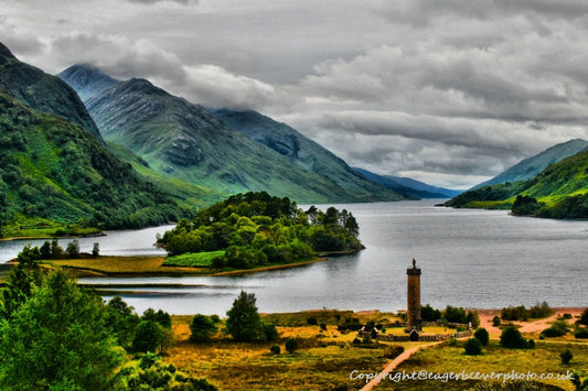 Glenfinnan & Loch Shiel Scotland Uk Landscape Art by Chris Beever 31