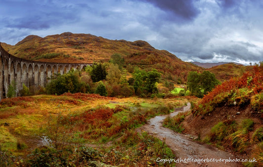 Glenfinnan & Loch Shiel Scotland Uk Landscape Art by Chris Beever 32