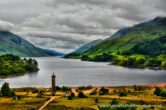 Glenfinnan & Loch Shiel Scotland Uk Landscape Art by Chris Beever 33
