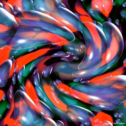 Square Modern Pattern Art by UK Artist Christopher Beever 14