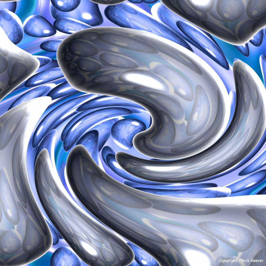 Square Modern Pattern Art by UK Artist Christopher Beever 16