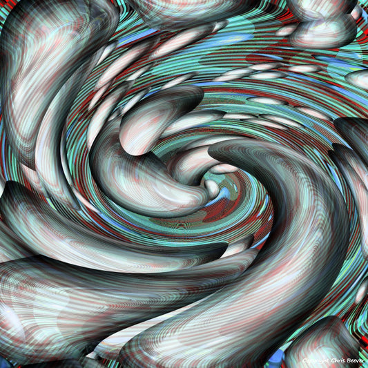 Square Modern Pattern Art by UK Artist Christopher Beever 17