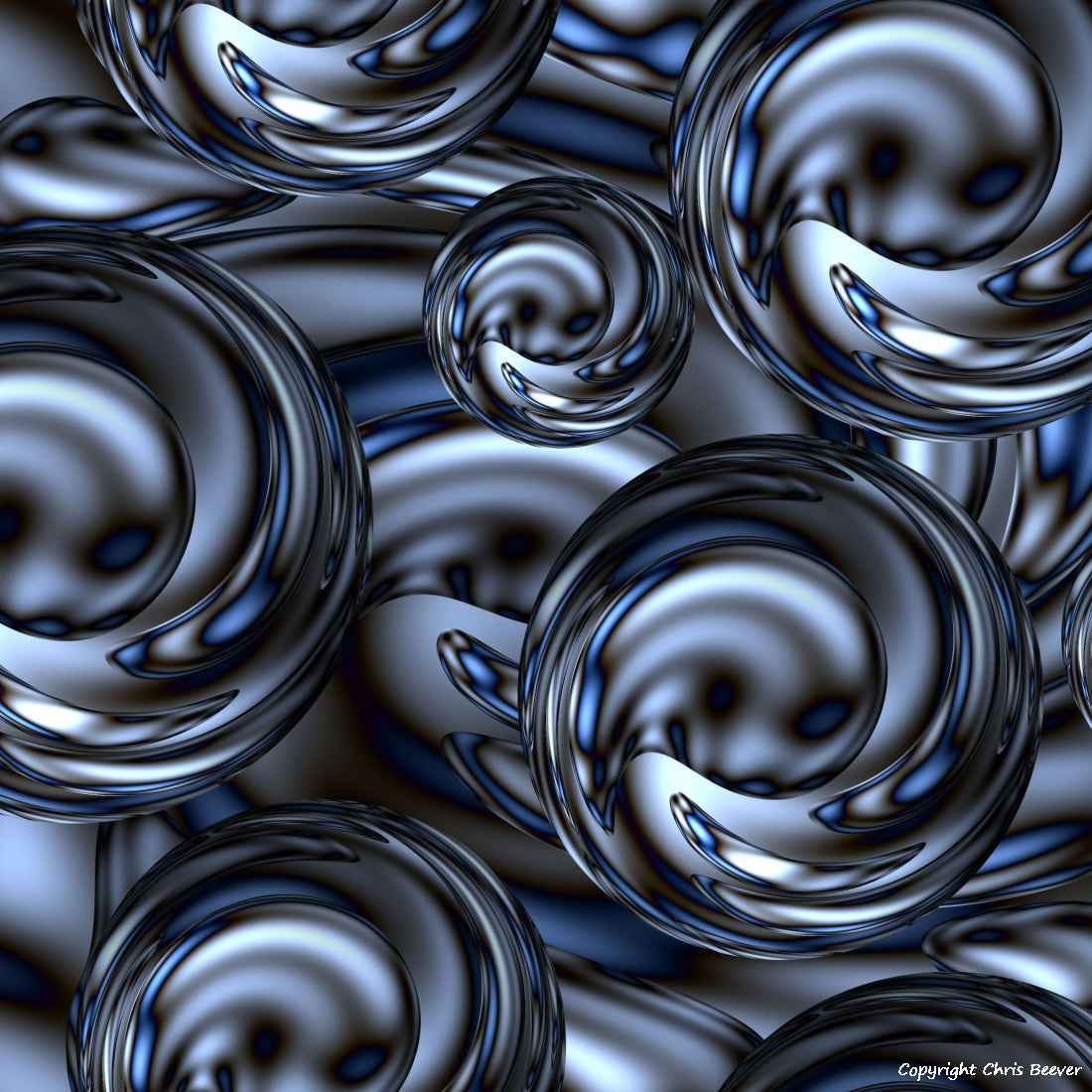 Square Modern Pattern Art by UK Artist Christopher Beever 19