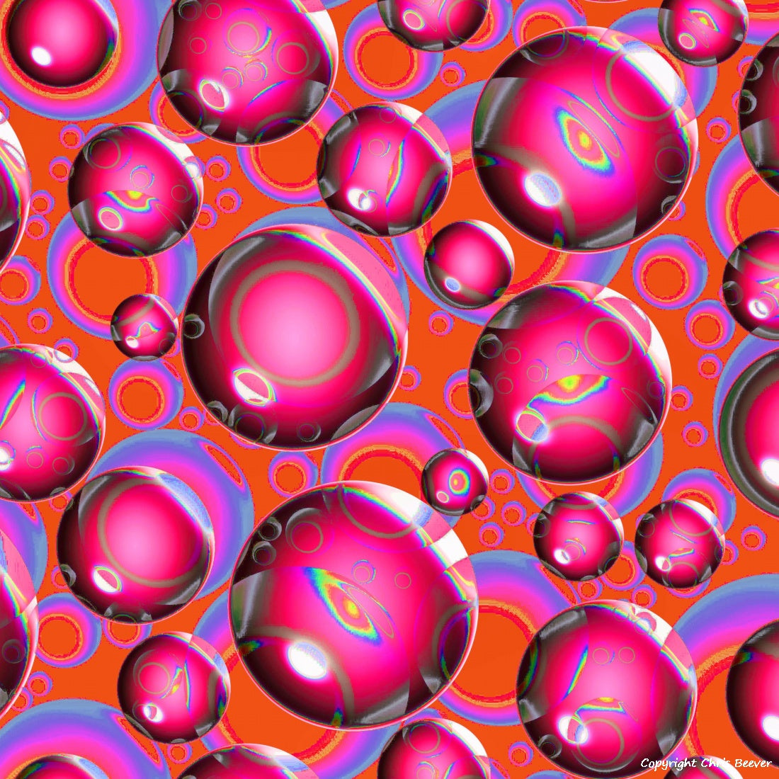 Square Modern Pattern Art by UK Artist Christopher Beever 26